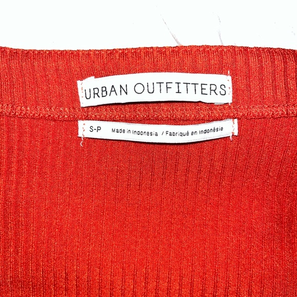 Urban outfitters orange crop top ￼ - Picture 3 of 5